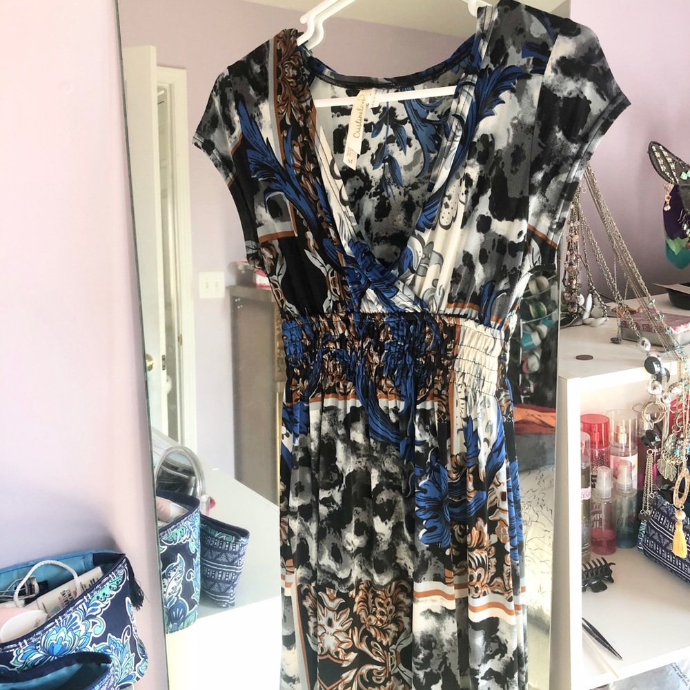 Cristinalove blue/grey dress